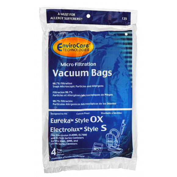 Envirocare Style S & Style OX Bags (4-Pack) [135] - VacuumStore.com