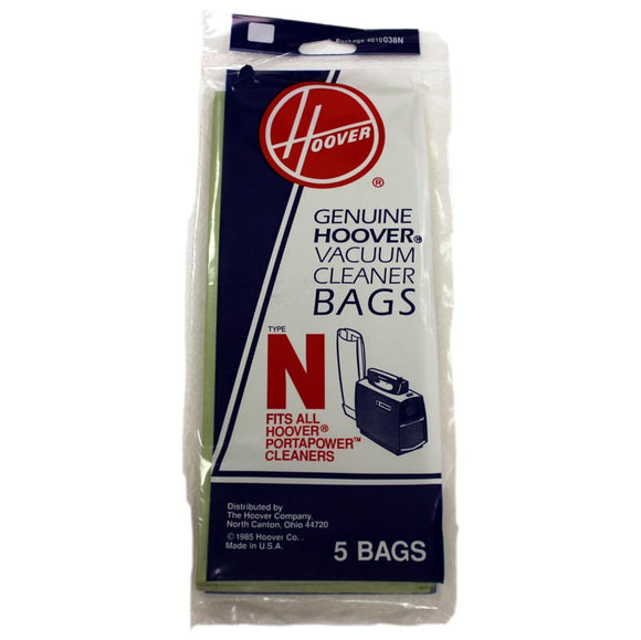 Hoover Type N Bags (5-Pack) [4010038N] - VacuumStore.com