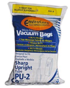 Envirocare Type PU-2 Vacuum Bags (9-Pack) [844-9] - VacuumStore.com