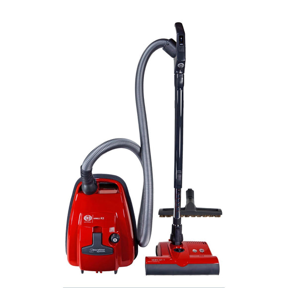SEBO AIRBELT K3 Premium Canister Vacuum (Red) [90687AM] - VacuumStore.com