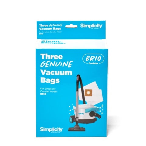 Simplicity Brio Cloth Vacuum Bags (3-Pack) [SBCH-3] - VacuumStore.com