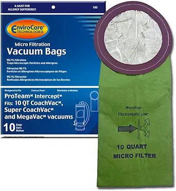 Envirocare 10 Qt. Paper Bag (10-Pack) [180] - VacuumStore.com