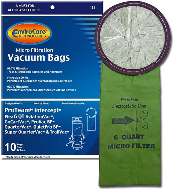 Envirocare 6 Qt. Paper Bag (10-Pack) [181] - VacuumStore.com