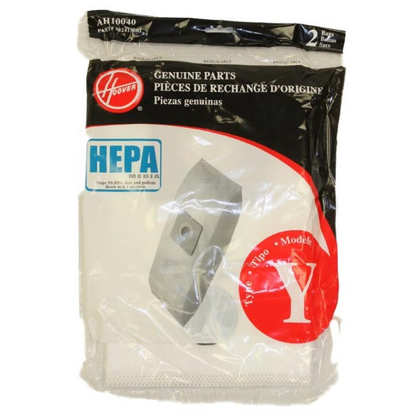 Hoover Type Y HEPA Bags (2-Pack) [AH10040] - VacuumStore.com