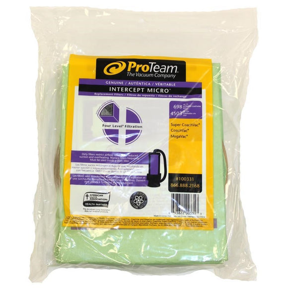ProTeam 10 QT Super Coach Bags (10-Pack) [100331] - VacuumStore.com