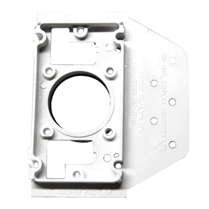Mounting Plate with Plastic Flange [5568W] - VacuumStore.com