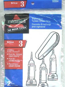 Bissell Style 3 Belts (2-Pack) 32034 - VacuumStore.com
