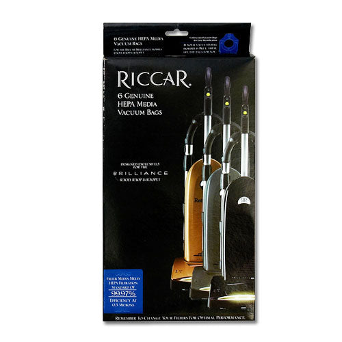 Riccar Type R30 Brilliance HEPA Media Bags (6-Pack) RNH-6 - VacuumStore.com