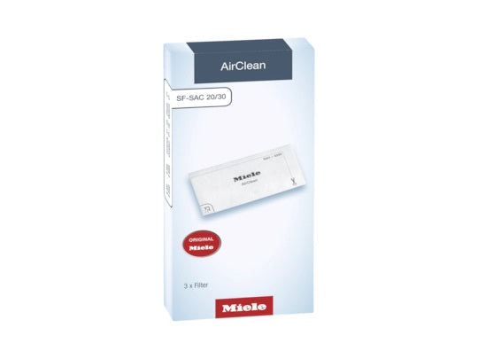 Miele AirClean Filter (SF-SAC 20/30) (3-Pack) [03944711] - VacuumStore.com
