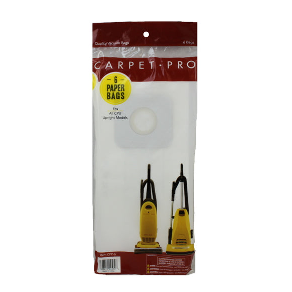 Carpet Pro Type CPU Bags (6-Pack) CPP-6 - VacuumStore.com