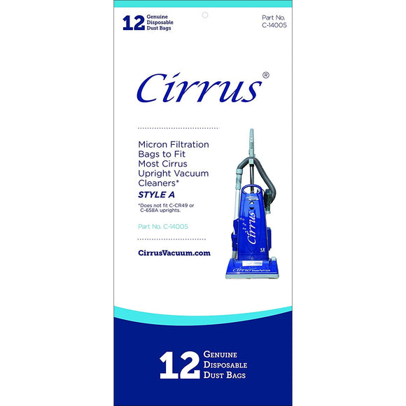 Cirrus Style A Bags (12-Pack) [C-14005] - VacuumStore.com