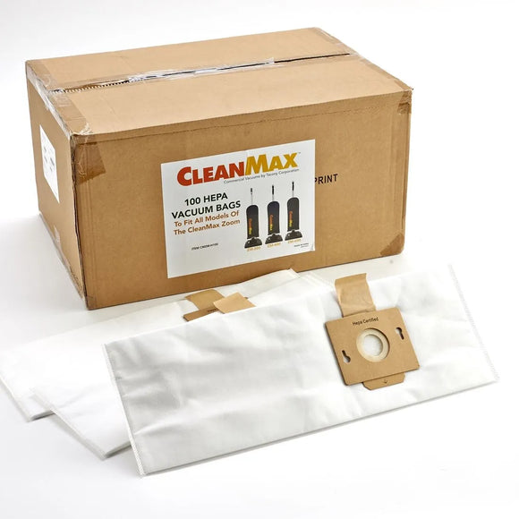 CleanMax Zoom HEPA Vacuum Bags (100-Pack) [CMZM-H100] - VacuumStore.com