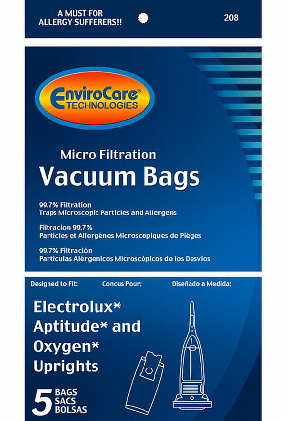 Envirocare Electrolux Aptitude & Oxygen Upright Bags (5-Pack) [208] - VacuumStore.com