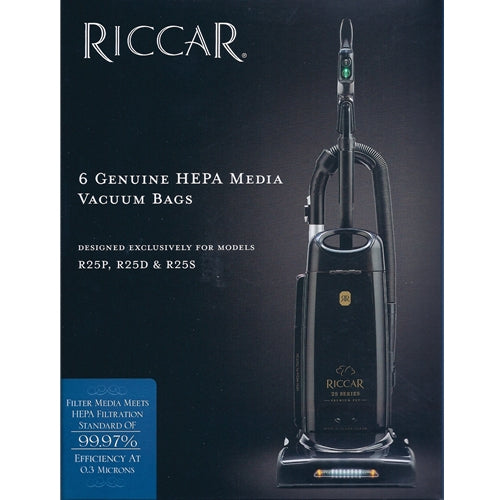 Riccar HEPA Media Bags (6-Pack) [R25H-6] - VacuumStore.com