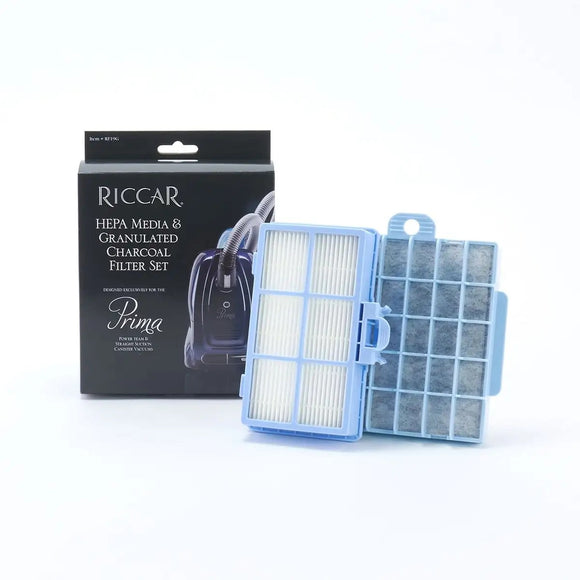 Riccar Prima HEPA Media & Granulated Charcoal Filter Set [RF19G] - VacuumStore.com
