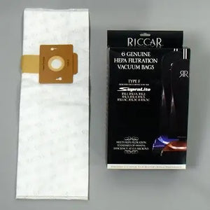 Riccar Type F RSL HEPA Media Bags (6-Pack) [RFH-6] - VacuumStore.com