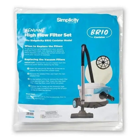Simplicity BRIO High Flow Filter Set [SFBRIO] - VacuumStore.com