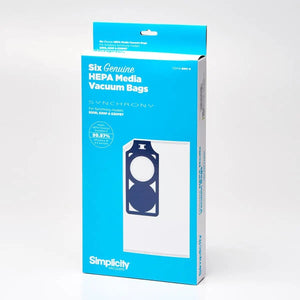 Simplicity Type N Synchrony HEPA Media Bags (6-Pack) [SNH-6] - VacuumStore.com
