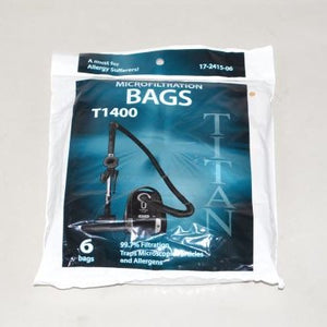 Titan T1400 Microfiltration Bags (6-Pack) [17-2415-06] - VacuumStore.com