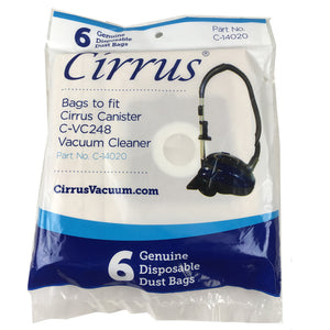 Cirrus Canister Vacuum Bags (6-Pack) C-14020 - VacuumStore.com