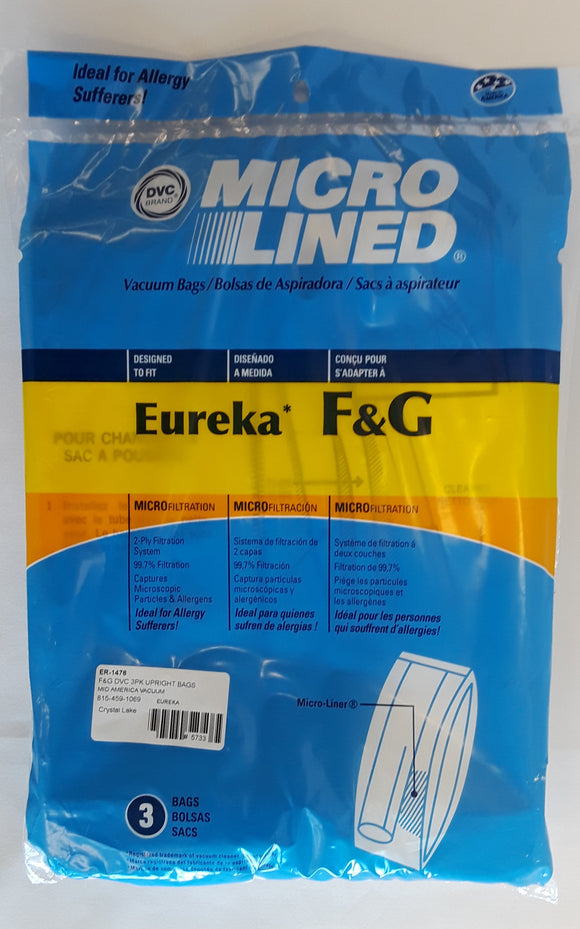 Eureka Type F&G Bags 3 Pack Generic - VacuumStore.com