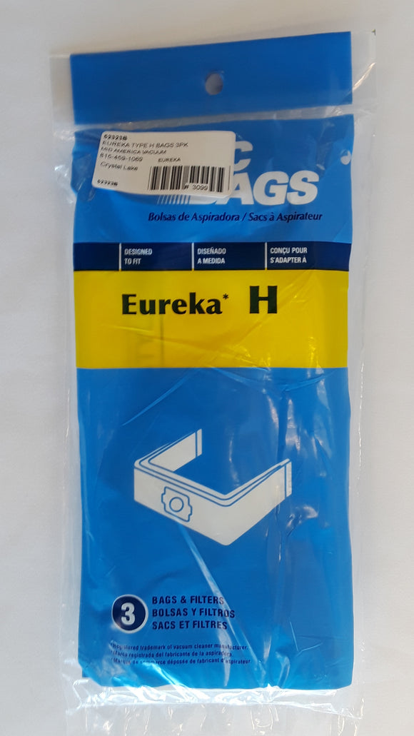 Eureka Type H Bags 3 Pack - VacuumStore.com