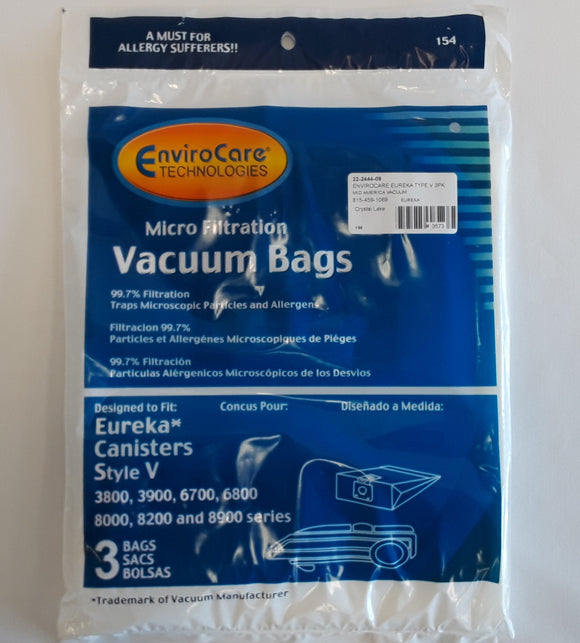 Eureka Type V Bags 3 Pack - VacuumStore.com